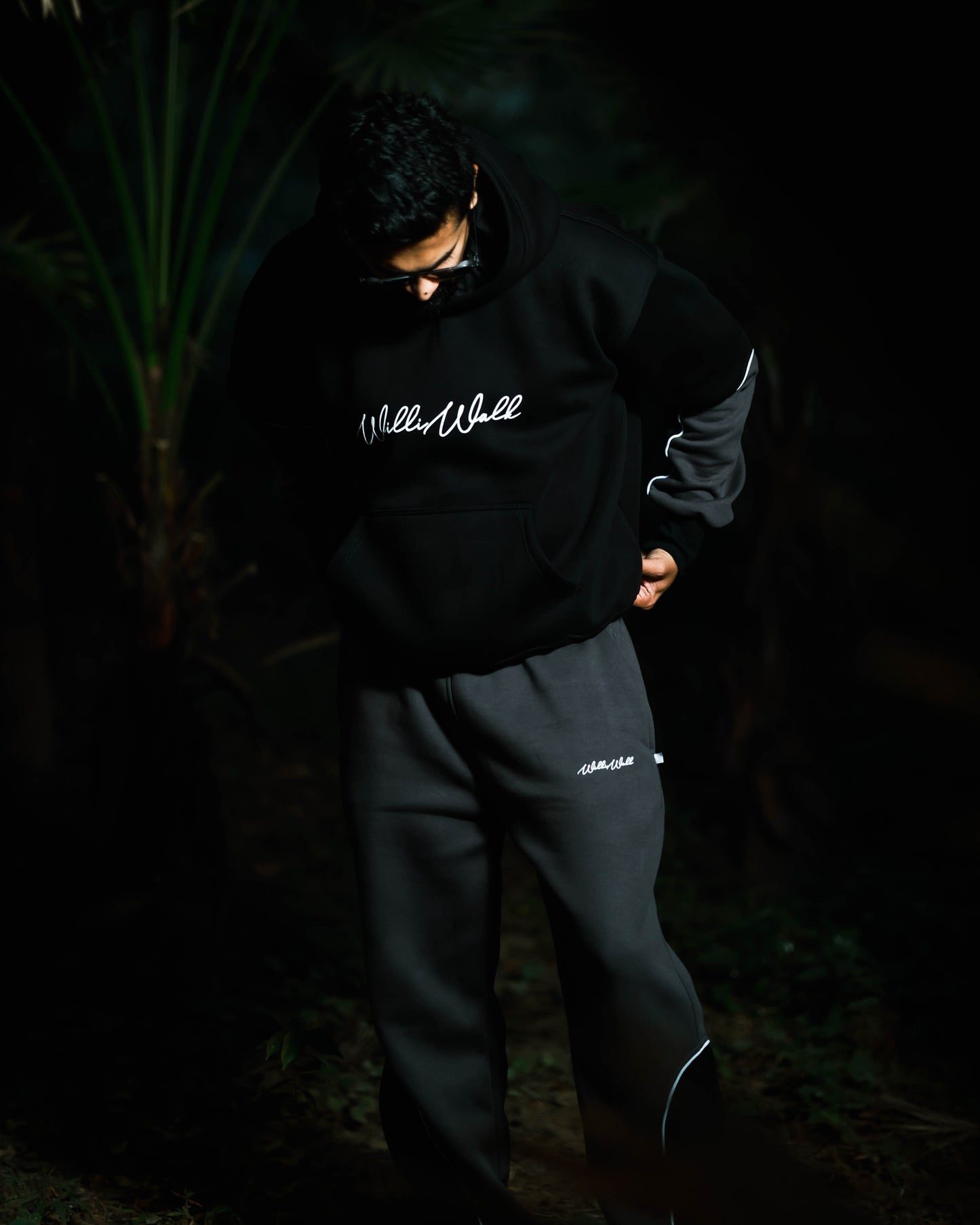 Ash wave cord set Sweatpants