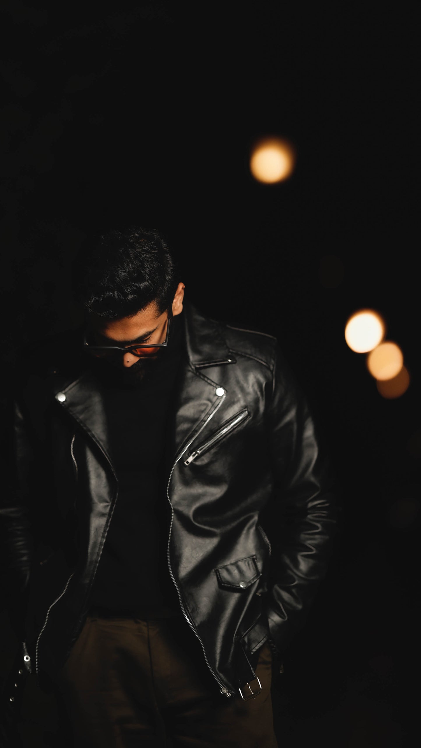 Vegan leather jacket