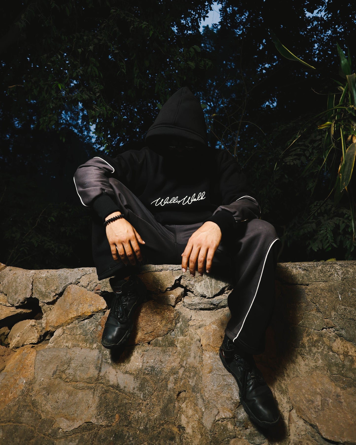 Ash wave cord set Hoodie