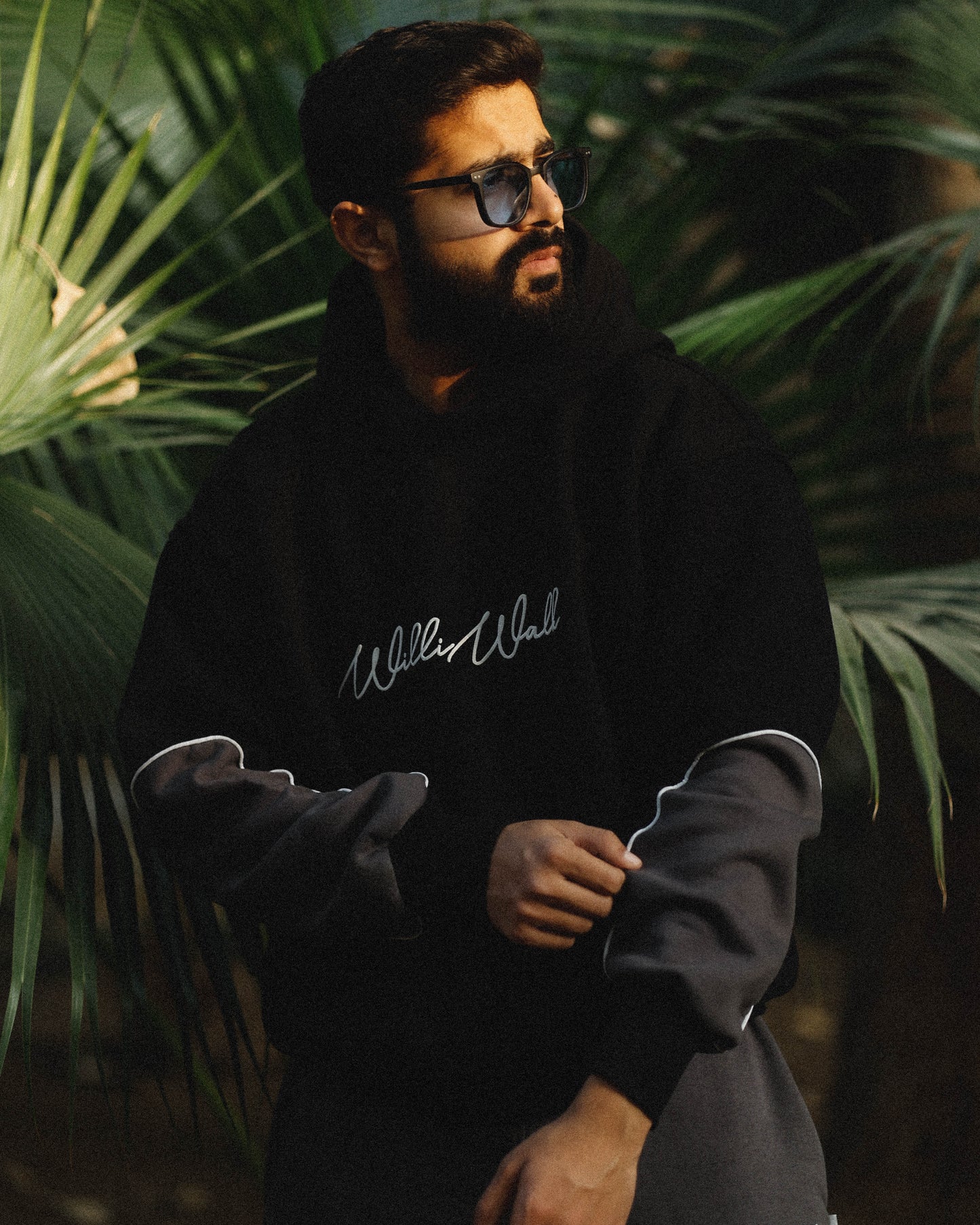 Ash wave cord set Hoodie