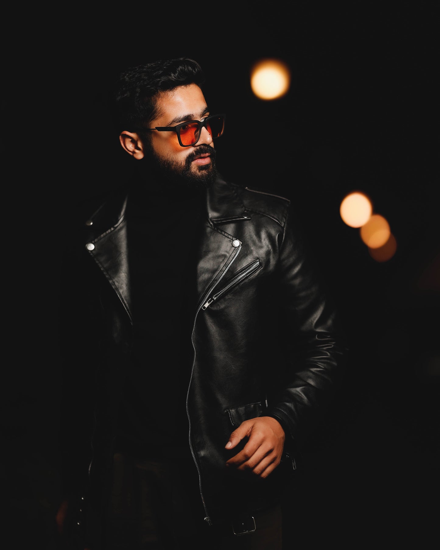 Vegan leather jacket